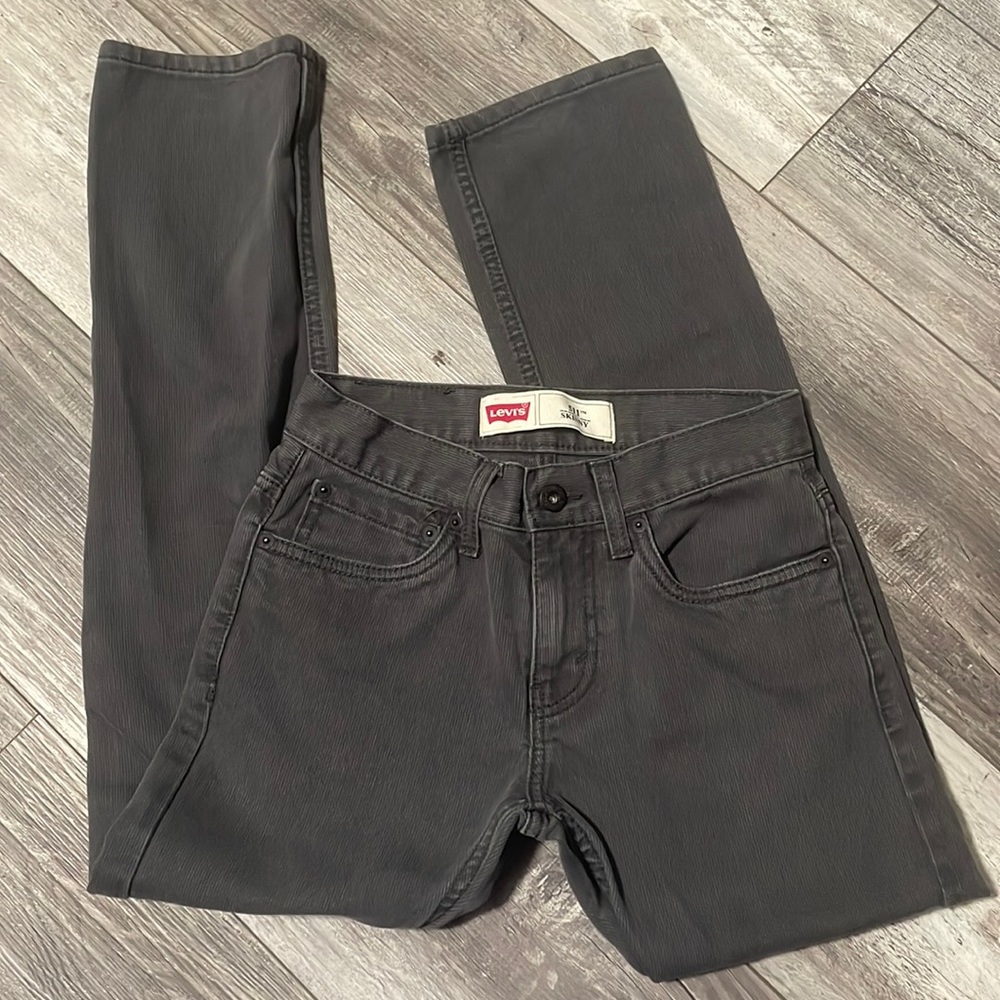 Levi’s 511 skinny gray pants jeans 12 26